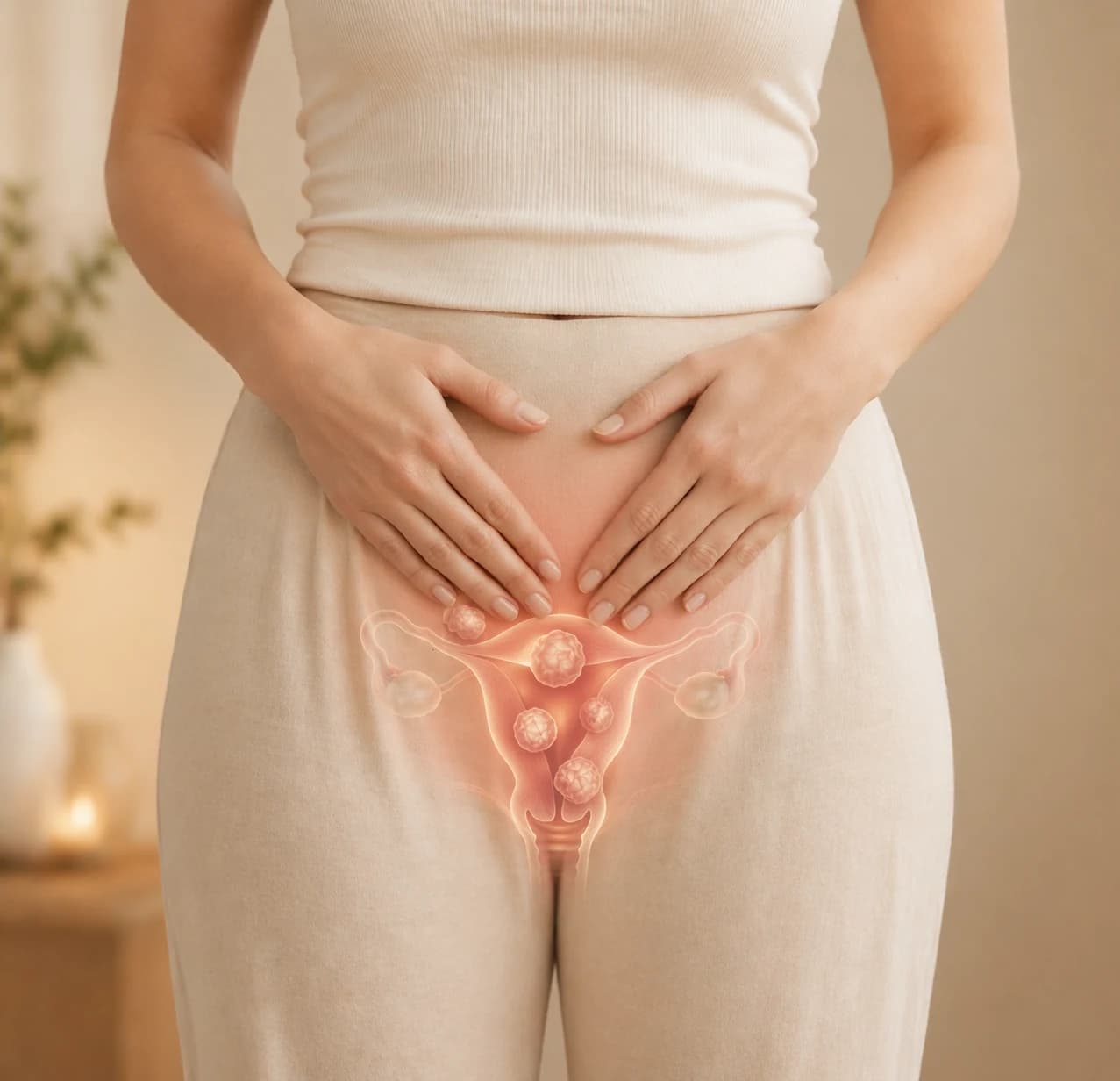 Fibroid education artwork. A visual way to introduce the condition and begin the treatment conversation.